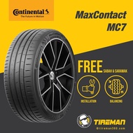 Continental Max Contact MC6 MC7 16 17 18 19 Inch Tayar Tire (FREE INSTALLATION/Delivery) KL SABAH SA