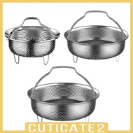 [Cuticate2] Cooker Steamer Basket, Vegetable Steamer Basket, Rice Cooker Steamer Insert Replacement for Kitchen Pot