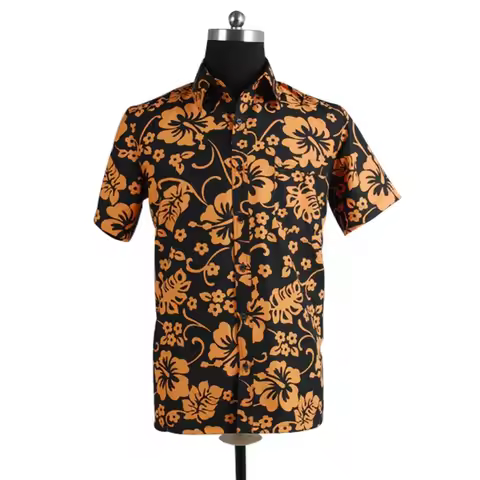 Fear and Loathing in Las Vegas Raoul Duke Short Sleeves Shirts Halloween Party Cosplay Costumes