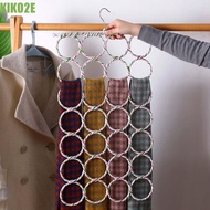 KIKO2E Storage Rack Circular 12/28 Hole Organiser Ties Save Space Wardrobe Hanger