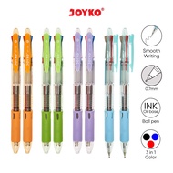 Joyko BP-199 Trico Ball Pen 0.7 mm 3 Colors