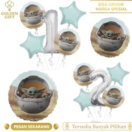 Star Wars JUMBO Foil Balloon StormToopers/ BB-8 Robot/ R2-D2/ Yoda Starwars Round/