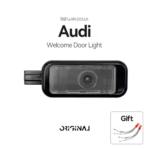 Welcome car door Light For Audi A3 A4 A5 Q3 Q2 Q5 Q7 Q8 A6 A7 S3 S4 S5 S6 S7 Projection Ghost Icon L
