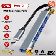 4 Port USB HUB Type C Adapter USB Type-C to USB 3.0 and USB 2.0 High Speed