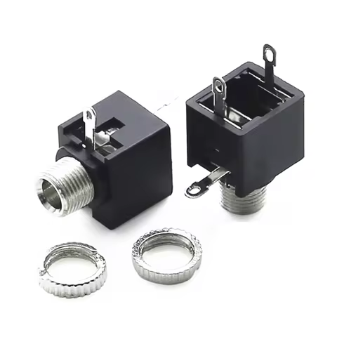 10pcs PJ-301M PJ301M 3.5mm Female Audio Connector 3Pin Headphone Jack Socket Mono Channel