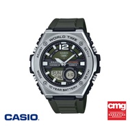 CASIO นาฬิกาข้อมือ CASIO รุ่น MWQ-100-3AVDF วัสดุเรซิ่น สีเขียว