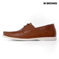 々 W BROWN Men's Casual Loafer Shoes - Brown (WST895BR)