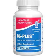 Calcium Magnesium B6 Supplement - Clinically Formulated Vitamin B6 50mg Complex for Energy Metabolis