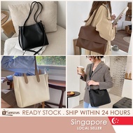 [SG SELLER]  Large Capacity Simple Messenger Bag Can Fit 13”Laptop Female Shoulder Tote Bags Women