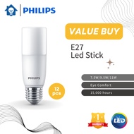 Philips LED 7.5W 9.5W 11W Stick Bulb ( 3000K / 4000K / 6500K ) ( 12 pcs )