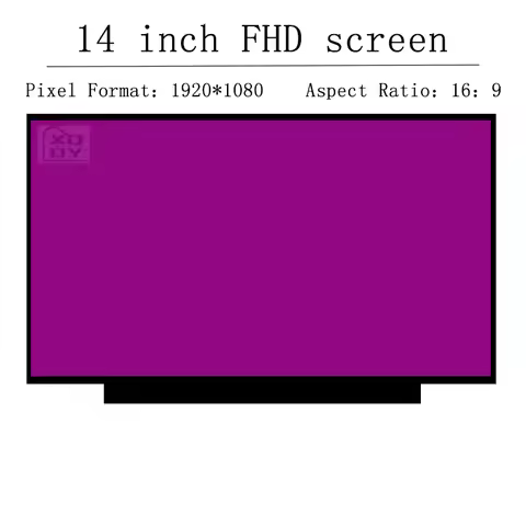 14'' FHD IPS LCD Screen Display Panel Matrix for HP 14s-dq 14s-dq0000 14s-dq1000 14s-dq2000 Non-Touc