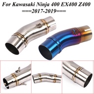 Motorcycle Ninja400 Z400 2017-2019 Exhaust Mid Pipe Fitting 51mm Exhaust Tip