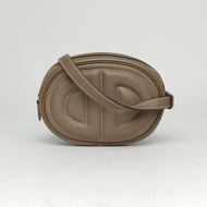 HERMES Roulis豬鼻子intheloop腰包18大象灰Swift皮Y刻銀扣肩背包