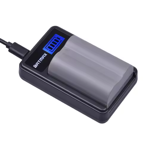 Batmax EN-EL3E EN EL3E Camera Battery Pack + LCD USB Charger for Nikon D90 D80 D300 D300s D700 D200 