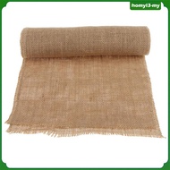 [HomylabMY] 3.5Mx28CM Burlap Roll Jute Hessian Fabric Ribbon for Wedding Party Ornaments