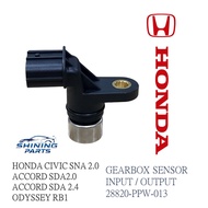 GEAR BOX SENSOR HONDA CIVIC SNA 2.0 , ACCORD SDA 2.0 , 2.4 , ODYSSEY RB1 INPUT/OUTPUT 28820-PPW-013