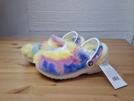 全新 Crocs Classic Fur Sure 彩色毛毛鞋