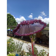 random. umbrella payung untuk hiasan & landscape. plastic transparent