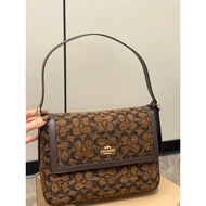 Coach Underarm Bag coach Winter Bag etta Suede Shoulder Underarm Bag Chenille Retro Female Bag Shoul