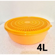 Tupperware Vegetables Colander Orange