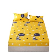 ผ้าปูที่นอนราคาถูก 3 ฟุต 5 ฟุต 6 ฟุต ผ้าปูที่นอนแบบรัดมุม ผ้าคลุมเตียง