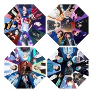 K-Pop BTS Bangtan Boys JUNGKOOK V Automatic Trifold Umbrella Windproof Sunscreen Sun Rain Folding Um