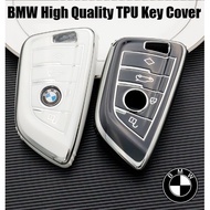 BMW X1 X3 X5 X6 Series 1 2 5 7 F15 F16 E53 E70 E39 F10 F30 G20 G30 Car Key Cover Premium Quality TPU Key Case Cover