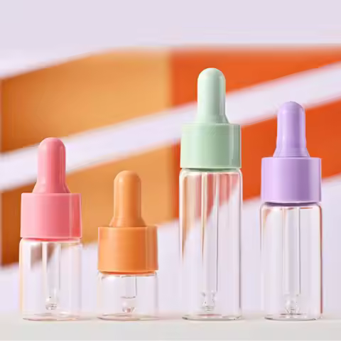 5ml 20ml Clear Empty Glass Dropper Bottle for Oil Eye Dropper Dripper Pipett Original Liquid Drop Tr