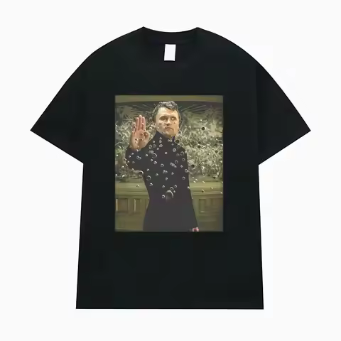 Charlie Kirk Neo Matrix Meme Funny Graphic T Shirt Men's Clothing Vintage 90s Fashion T-shirts Casua