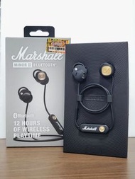 !!!可議價!!! Marshall Minor II Bluetooth (無線藍牙耳機) 99%新