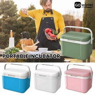 [GW]5L Camping Cooler Box with Handle Hard Ice Retention Cooler Insulated Lunch Box Multifunctional Portable Insulated Cooler for Outdoor Camping Picnic Car Travel