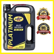 PENNZOIL ™ PLATINUM BLITZ 10W40 10W-40 Semi Synthetic Engine Oil 4L (toyota / honda / perodua / prot