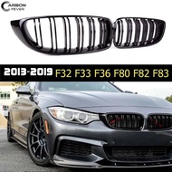F32 Grille Dual Slat Replacement ABS Grill for BMW 4 Series F32 F33 F36 F83 F80 F82 M3 M4 Front Bump