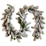 (NMXT) Seasonal Artificial Christmas Garland Pine Cypress Greenery Garland Holiday Outdoor Winter De