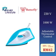 BUTTERFLY 1000W NON-STICK COATED SOLEPLATE DRY IRON (230V) BI-2206