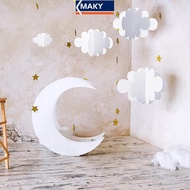 MAKY 16Pcs 3D Cloud Decorations White Clouds For Ceiling Cloud Party Decorations Cloud Ornaments Cei