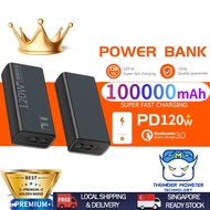 [SG Ready] Super Fast Charging Powerbank 100000mAh Power Bank Qc3.0 Charger Support Portable Charge 