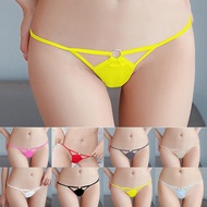 MONITREE 2023 Women Oil Shiny V-string Briefs Panties T Hongs G String Lingerie Underwear