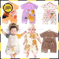 (0-12months) Baby Romper Boy Girl Newborn Clothes Jumpsuit Bodysuit Bayi Lelaki Perempuan