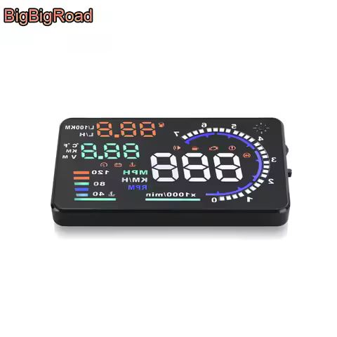 Car Auto HUD OBD2 EUOBD Windscreen Projector Head Up Display For Audi A1 A3 A4 A5 A6 A7 C6 RS6 S6 S7