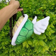 HLOBO Turtle Shell Turtle School Bag Green Bowser Super Koopa Plush Backpack Cosplay 30cm Kids Plush