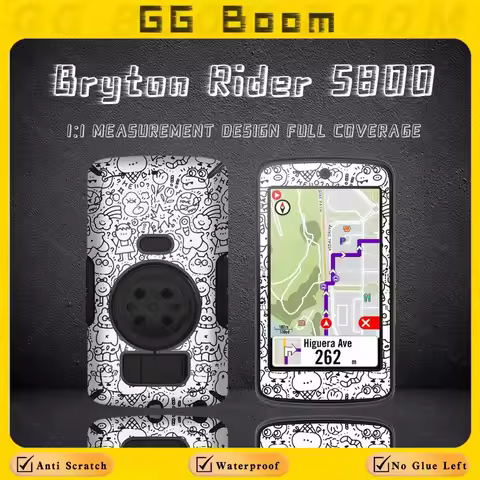 For Bryton Rider S800 GPS Bike Cycling Computer Decor Sticker Shell Protection Decal Scratch-Resista