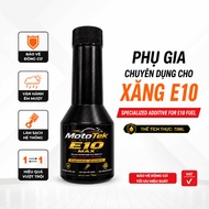 Specialized Additive for Gasoline E10 MotoTek E10 Max 70ml – Stabilizes Fuel, Cleans System, Protect