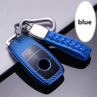 Vỏ Bọc Chìa Khóa Xe Ô Tô Bằng Carbon Tpu Borongwell Dành Cho Mercedes Benz E Class W213 W205 E200 E2