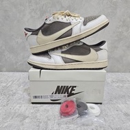 [二手] US10.5 Air Jordan 1 Low x Travis Scott 摩卡倒鉤 DM7866-162