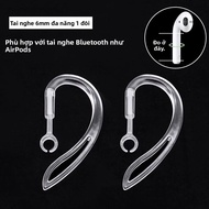 Giá Đỡ Tai Nghe Bằng Silicon Cho AirPods Pro 2 Móc Tai Thể Thao Chống Rơi Tay Cầm Chống Trượt Dây Đe
