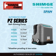 SHIMGE Automatic Self-Priming Pump PZ125--PZ250--PZ370--PZ750 SERIES