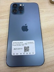Apple iPhone 12 Pro Max 128GB 藍色 88 battery 🔋 faceid壞