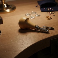 [Lstjj] Hand Twist Drill Alloy Chuck Manual Hand Drill Precision Made Wood Handle Pin Vise for Hobby