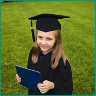 Kids Graduation Gown Set Matte Graduation Gown for Kids Children's Academic Dress School Uniforms fo